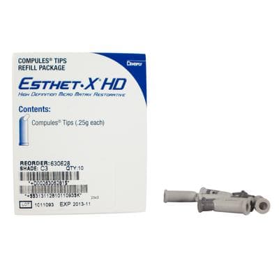 Esthet-X HD Micro Matrix Restorative Material, Compule Tip Refills, 0.25 g, C3 Body, 10/Pk, 630628 thumbnail 17