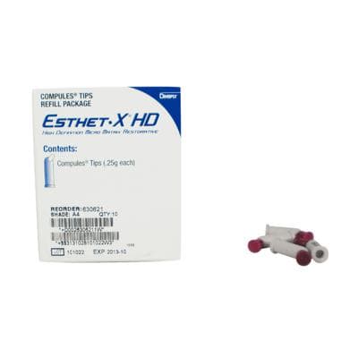 Esthet-X HD Micro Matrix Restorative Material, Compule Tip Refills, 0.25 g, A4 Body, 10/Pk, 630621 thumbnail 17