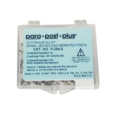 ParaPost Plus Titanium Endodontic Post, Size 5, Red, 0.050" (1.25mm), 10/Pk, P2845 thumbnail 11