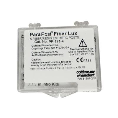 ParaPost Fiber Lux Translucent Fiber Posts, Size 4, Yellow, 1.0 mm, Refill, 5/Pk, PF1714 thumbnail 20