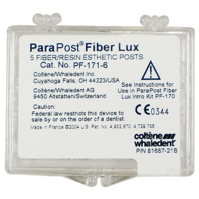ParaPost Fiber Lux Translucent Fiber Post Refill, Size 6 (1.5 mm), Black, 5/Pack, PF1716 thumbnail 19