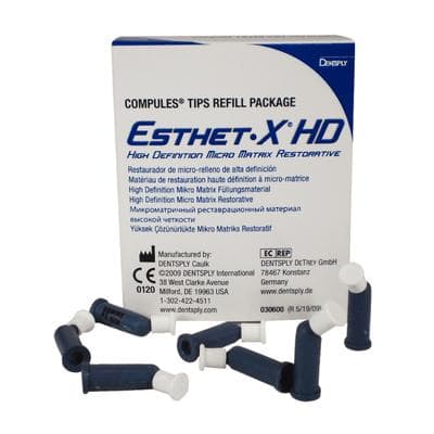 Esthet-X HD Micro Matrix Restorative Material, Compule Tip Refills, 0.25 g, White Opaque (W-O), 10/Pk, 630634 thumbnail 17