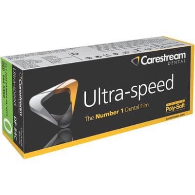 Carestream Ultra-Speed Dental X-Ray Film DF-54C, Size 0, Single Film, Super Poly-Soft with ClinAsept Barrier, 75/Box, 1445360 thumbnail 10