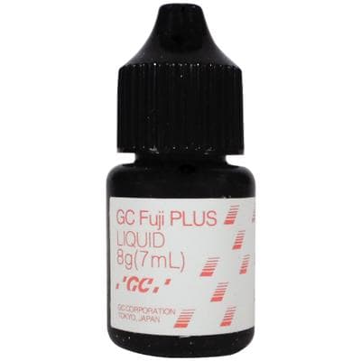 GC Fuji PLUS Resin-Reinforced Glass Ionomer Luting Cement Liquid Refill, 7 mL Bottle, 431091 thumbnail 18
