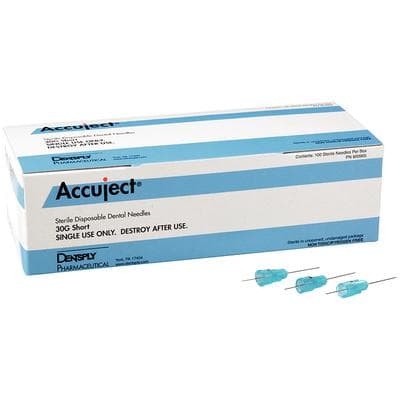 Accuject Disposable Dental Needles, Plastic Hub, 30 Gauge Short (21mm), Blue, 100/Box, 900905 thumbnail 21