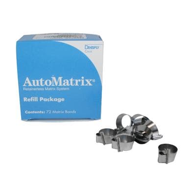 AutoMatrix Retainerless Matrix System Bands Refill, Medium Regular, 1/4" x 0.002", 72/Box, 663003 thumbnail 19