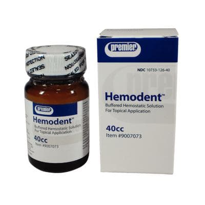 Hemodent Topical Hemostatic Solution, Buffered Aluminum Chloride, 40 cc Bottle, 1/Pk, 9007073 thumbnail 17