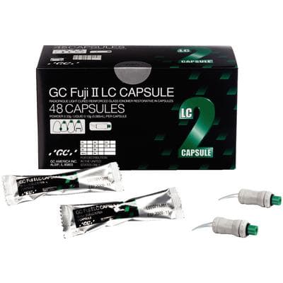 GC Fuji II LC Light-Cured Resin-Reinforced Glass Ionomer Restorative Capsules, Shade A1 (Pedo), 48/Box, 425001 thumbnail 22