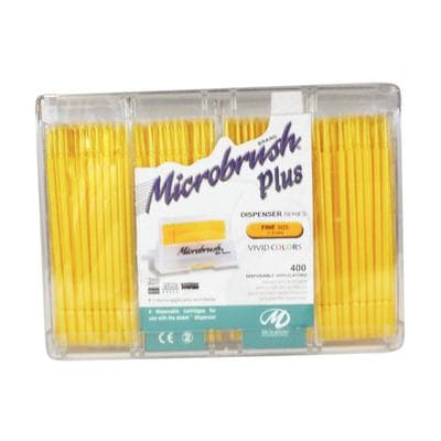 Microbrush Plus Micro-Applicator Dispenser Refills, Fine, Yellow, 400/Pk, PF400YE thumbnail 20
