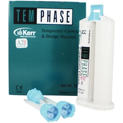 Kerr Temphase Refill Fast Set, 72G, Shade C2, 1 Cartridge with 12 Mix Tips, #28658 thumbnail 7