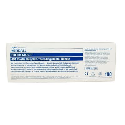 Monoject 400 Plastic Hub Dental Needle, 27 Gauge Short (21 mm), Yellow, 100/Box, #8881400066 thumbnail 10