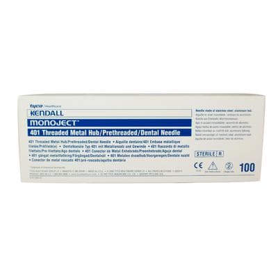 Monoject 401 Metal Hub Dental Needle, 25 Gauge Short (26mm), Red, 100/Box, 8881401049 thumbnail 17