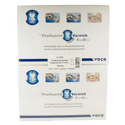 VOCO Profluorid Varnish, 5% Sodium Fluoride, SingleDose Cherry, 0.4 mL, 200/Bx thumbnail 12
