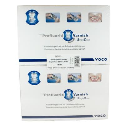 VOCO Profluorid 5% Sodium Fluoride Varnish, Single Dose, Mint, 0.4 mL, 200/Pk, 2231 thumbnail 15