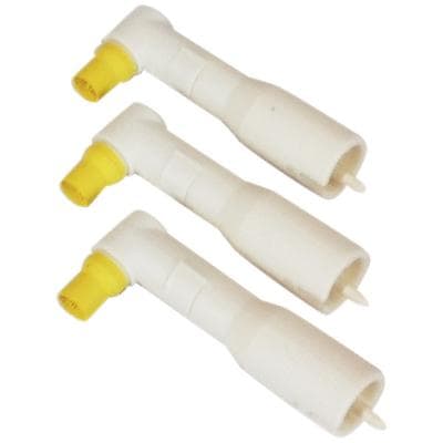 Allpro Disposable Prophy Angles with Nonlatex Prophy Cups, Firm, Yellow, Square Ribbed & Webbed, 90° Angle, 500/Box, 803-R-500 thumbnail 3