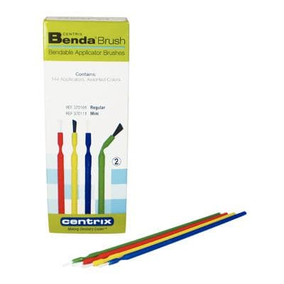 Benda Brush Mini Applicator, Fine Point, Assorted Colors, White Bristles, Single-Ended, 144/Box, 370111 thumbnail 20