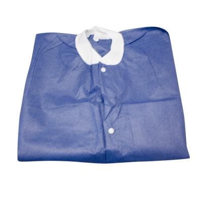 ValuMax Extra-Safe Hip-Length Lab Jacket, AAMI Level 3, Small, Blueberry, 10/Pack, 3630BBS thumbnail 7