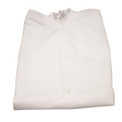 Valumax Extra-Safe AAMI Level 3 Fluid-Resistant Lab Jacket, Small, White, 10/Pack, 3630WHS thumbnail 7