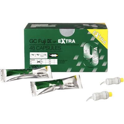 GC Fuji IX GP EXTRA Packable Glass Ionomer Restorative Capsules, Shade B2, 48/Box, 425046 thumbnail 15