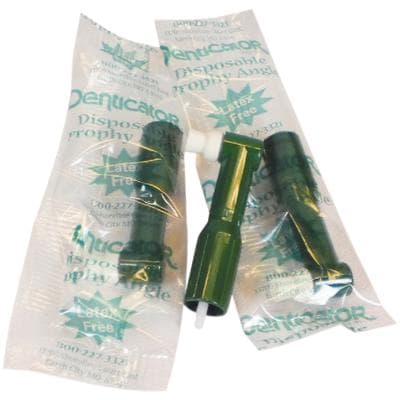 Denticator Disposable Prophy Angles with Tapered Brush Tips, Latex-Free, 90° Angle, Green, 144/Pkg thumbnail 6