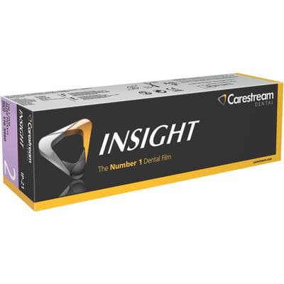 Carestream Health INSIGHT Dental Film IP-21, Size 2, Periapical, Single Film Paper Packets, 150/Box, 1763960 thumbnail 13