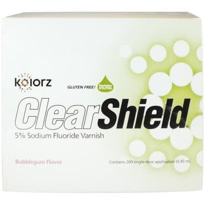 Kolorz ClearShield Fluoride Varnish, 5% NaF, Bubblegum, 0.4 mL Unit Dose, 200/Pk, 799504 thumbnail 15