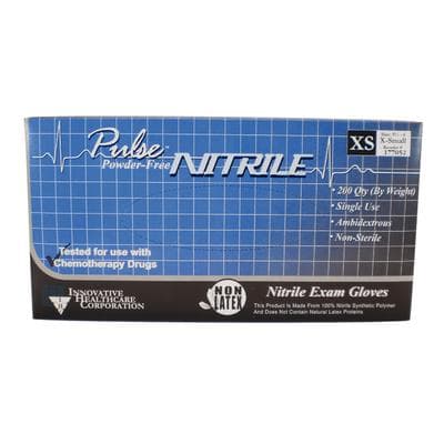 Pulse Nitrile Powder-Free Exam Gloves, Extra Small, Dark Lavender Blue, 200/Box, 177052 thumbnail 7