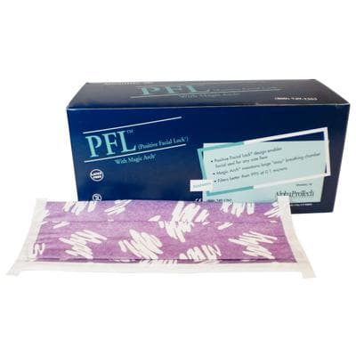Alpha Protech PFL Magic Arch Headband Face Mask, ASTM Level 3, Purple Designer, 50/Box, 608PD thumbnail 4