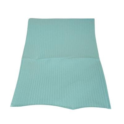 Crosstex PolyBack Patient Bibs, 3-Ply (Tissue/Poly), 13" x 19", Aqua, 500/Case, WPXAQ thumbnail 10