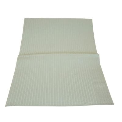 Crosstex Econoback Patient Bibs, 2-Ply Paper/1-Ply Poly, 13" x 19", Blue, 500/Case, WEXBL thumbnail 11