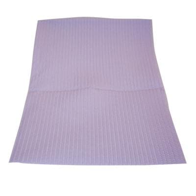 Crosstex Econoback Patient Bibs, 2-Ply Paper/Poly, 13" x 19", Lavender, 500/Case, WEXLV thumbnail 9