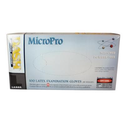 MicroPro™ Powder-Free Textured Latex Exam Gloves, Large, White, 100/Box, TPF100L thumbnail 18