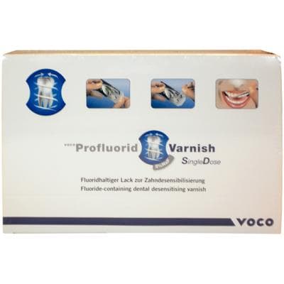 VOCO Profluorid 5% Sodium Fluoride Varnish, Melon, Kid-Sized Single Dose, 0.25 mL, White, 50/Pkg, 1268 thumbnail 12