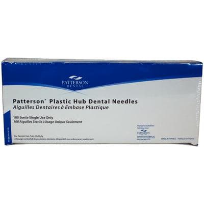 Patterson® Disposable Plastic Hub Needles, 27 Gauge, Long (35 mm), Yellow, 100/Box, PP50827 - Patterson® Disposable Plastic Hub Needles - 27 Gauge Long Yellow, 100/Box - Image 1