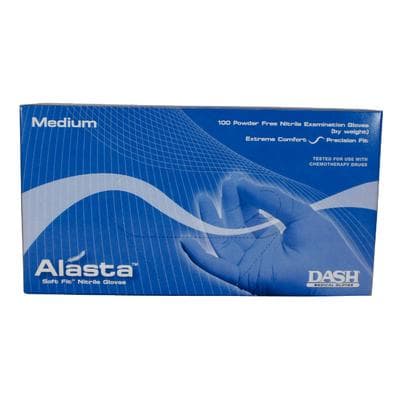Alasta Soft Fit Nitrile Examination Gloves, Powder Free, Non-Sterile, Medium, Blue, 100/Box, ALS100M thumbnail 22