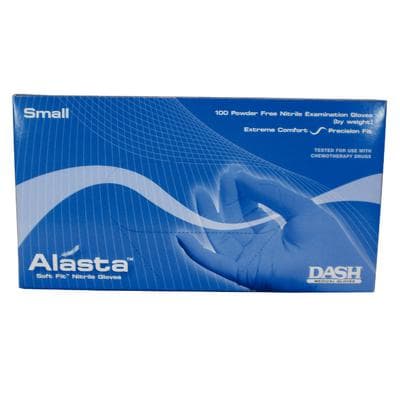 Alasta Soft Fit Nitrile Examination Gloves, Powder-Free, Non-Sterile, Small, Violet Blue, 100/Box, ALS100S thumbnail 20