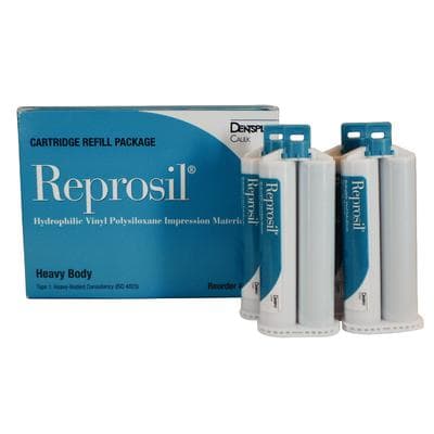 Reprosil Hydrophilic Vinyl Polysiloxane (VPS) Impression Material, Heavy Body, Green, Cartridge Refill, 4 x 50 mL Cartridges with 12 Mixing Tips, 626220 thumbnail 18