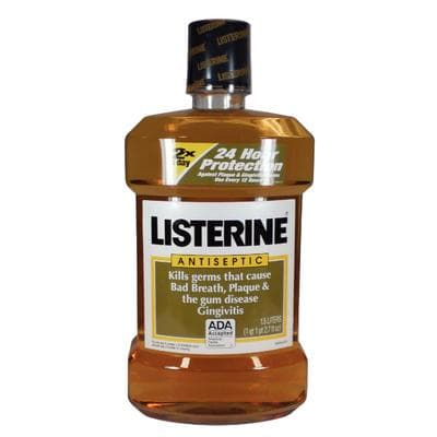 Listerine Antiseptic Mouthwash, Original, 1.5 L Bottle, 6/Case thumbnail 7