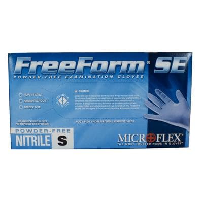 FreeForm® SE Supersoft Nitrile Exam Gloves, Powder Free, Non-Sterile, Small, Blue, 100/Box, FFS-700-S thumbnail 11