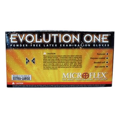 Evolution One® Latex Exam Gloves, Powder Free, Non-Sterile, Textured, Extra Large, Natural, 100/Box, EV-2050-XL thumbnail 12