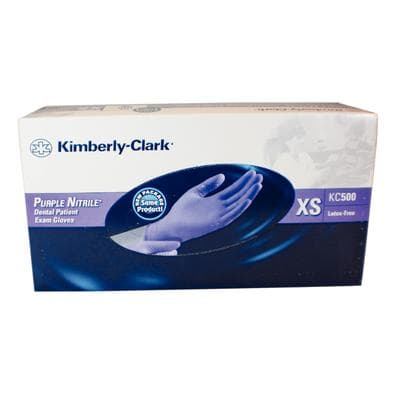 Halyard Purple Nitrile Powder Free Exam Gloves, Extra Small, Textured, Non-Sterile, 100/Box, 53430 thumbnail 7