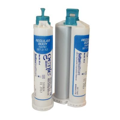 Genie® VPS Impression Material, Regular Body, Rapid Set, Berry Flavor, Blue, Bulk Kit of 60 (50 mL Cartridges) thumbnail 3