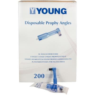 Young Classic Turbo Disposable Prophy Angle, Soft Gray, 90°, 200/Box, 132120 thumbnail 14