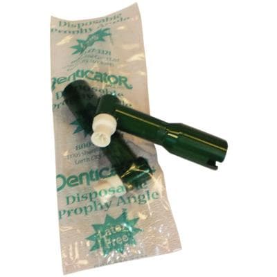 Denticator Original Green Disposable Prophy Angles, Regular White Cup, 4-Webbed, Latex-Free, 500/Pkg thumbnail 6