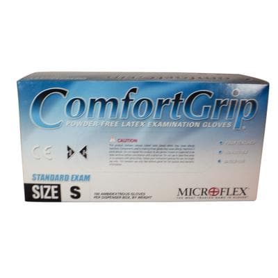 Microflex ComfortGrip CFG-900 Latex Exam Gloves, Powder-Free, Textured, Non-Sterile, Small, Natural, 100/Box, CFG-900-S thumbnail 17