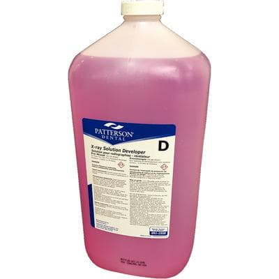 Patterson® X-ray Developer Solution, Ready-To-Use Liquid, 1 Gallon Bottle, 4 per Package - Patterson® X-ray Solution – Developer and Fixer - Developer Only - Image 1