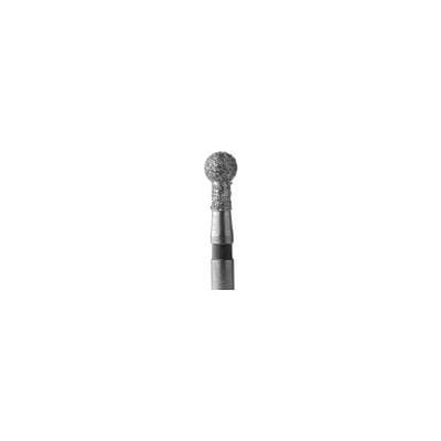 Meisinger 802G-012-FG Diamond Bur, Round, Coarse, Green Ring, Friction Grip, 1.2 mm Head Diameter, 3.0 mm Head Length, 5/Pkg thumbnail 7