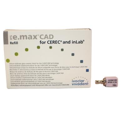 IPS e.max CAD HT CEREC/inLab Milling Block, Shade B1, Size C14, 5/Pkg thumbnail 11