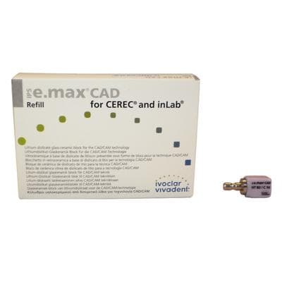 IPS e.max CAD HT (High Translucency) Lithium Disilicate Milling Blocks, Shade B2, Size C14, for CEREC/inLab, 5/Pkg thumbnail 13