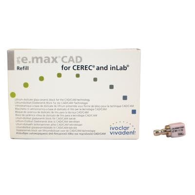 IPS e.max CAD CEREC/inLab LT Milling Block, Shade B1, Size I12, Low Translucency, 5/Pkg thumbnail 11